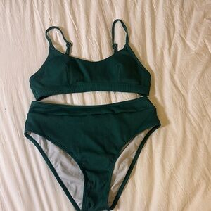 Target Dark Green Bikini Set